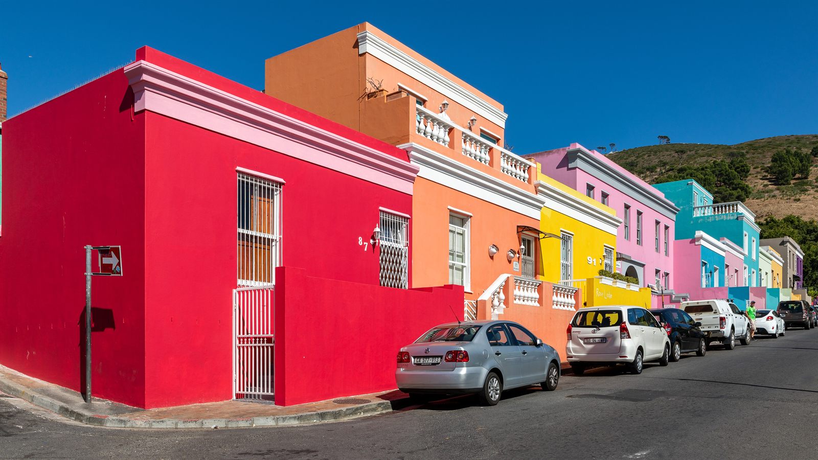 Colourful Bo-Kaap streets of Cape Town